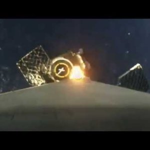 Falcon 9 first-stage landing Onboard camera
