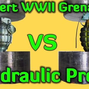 2 Grenades (Inert) | Hydraulic Press | Pressure Gauge
