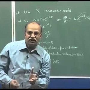 Nuclear Physics by Prof. H. C. Verma (NPTEL):- Lecture 24: Radioactivity, Alpha Decay (Part 1)
