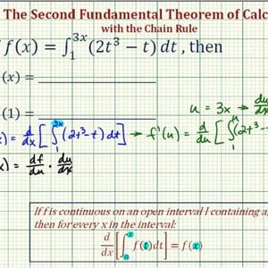 Ex 4: The Second Fundamental Theorem of Calculus with Chain Rule