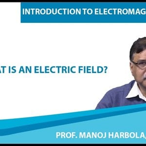 Introduction to Electromagnetism by Prof. Manoj Harbola (NPTEL):- What is an Electric Field?