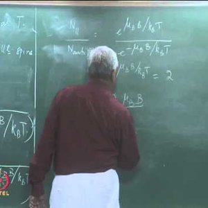 Condensed Matter Physics by Prof. G. Rangarajan (NPTEL):- Lecture 24.2: Magnetism and Magnetic Resonance - Worked Examples