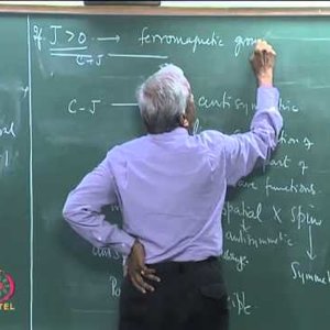 Condensed Matter Physics by Prof. G. Rangarajan (NPTEL):- Lecture 22: Exchange Interactions, Magnetic Order, Neutron Diffraction
