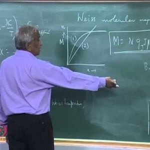 Condensed Matter Physics by Prof. G. Rangarajan (NPTEL):- Lecture 21: Quenching of Orbital Angular Momentum; Ferromagnetism
