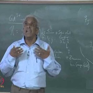 Condensed Matter Physics by Prof. G. Rangarajan (NPTEL):- Lecture 20: Paramagnetism of Transition Metal and Rare Earth Ions
