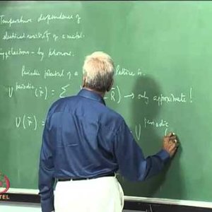 Condensed Matter Physics by Prof. G. Rangarajan (NPTEL):- Lecture 15: Anharmonicity and Thermal Expansion