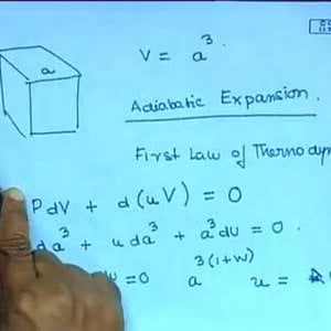 Astrophysics & Cosmology by Prof. S. Bharadwaj (NPTEL):- Lecture 27: Dynamics of the Expanding Universe (Contd.)