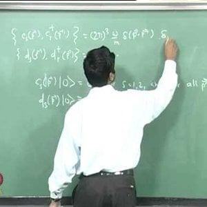 Quantum Field Theory by Dr. Prasanta Tripathy (NPTEL):- Lecture - 21: Fermion Quantization 5
