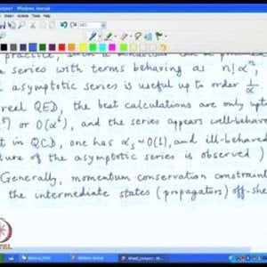 Relativistic QM by Prof. Apoorva Patel (NPTEL):- Lecture 34: Dyson's analysis of the perturbation series, Singularities of the S-matrix