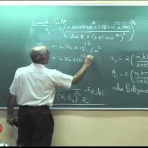 Semiconductor Optoelectronics by Prof. Shenoy (NPTEL):- Carrier Concentration and Fermi Level