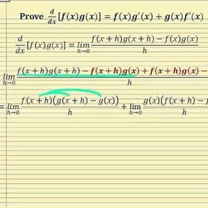 Proof - The Product Rule of Differentiation
