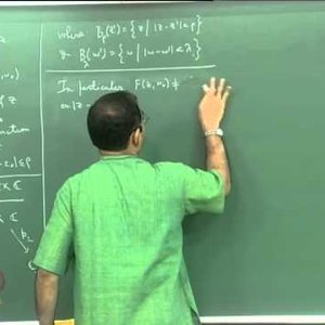 Advanced Complex Analysis - Part 1 (NPTEL):- Proof of the Implicit Function Theorem: Topological Preliminaries