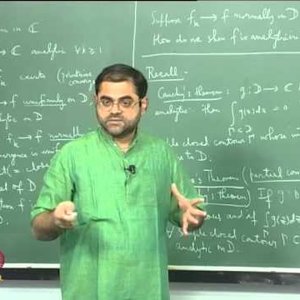 Advanced Complex Analysis - Part 1 (NPTEL):- Morera's Theorem and Normal Limits of Analytic Functions