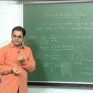Advanced Complex Analysis - Part 1 (NPTEL):- Fundamental Theorems Connected with Zeros of Analytic Functions