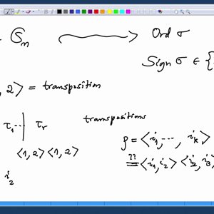 Linear Algebra by Prof. Dilip Patil (NPTEL):- Lecture 50: Signature of a permutation