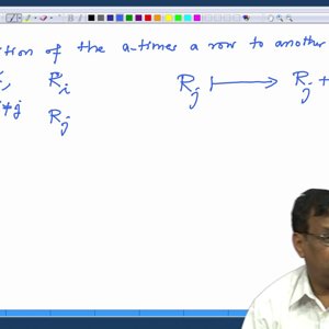 Linear Algebra by Prof. Dilip Patil (NPTEL):- Lecture 43: Computation of the rank of a matrix
