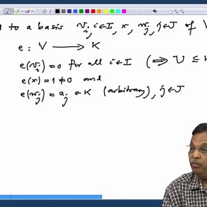 Linear Algebra by Prof. Dilip Patil (NPTEL):- Lecture 32: Dual spaces