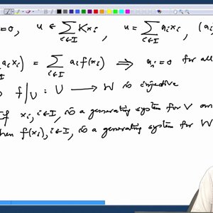 Linear Algebra by Prof. Dilip Patil (NPTEL):- Lecture 24: Linear Maps and Bases