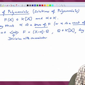 Linear Algebra by Prof. Dilip Patil (NPTEL):- Lecture 12: Review of univariate polynomials