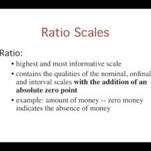 9. Introduction to  Statistics: Levels of Measurement