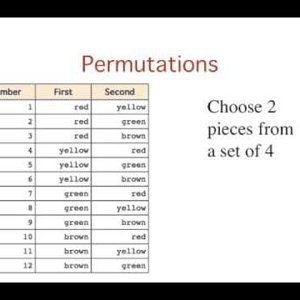 3. Probability:  Permutations
