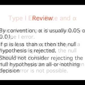 3. Logic of  Hypothesis Testing: Type I and Type II Errors