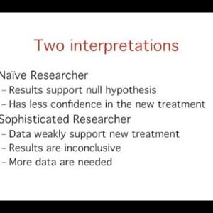 6. Logic of  Hypothesis Testing: Nonsignificant Results