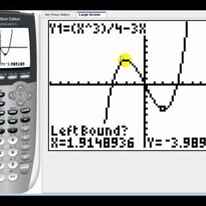 Determining Relative Extrema on the Graphing Calculator