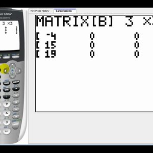 Inverse Matrices on the Graphing Calculator