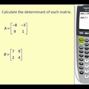 Determinants on the Graphing Calculator