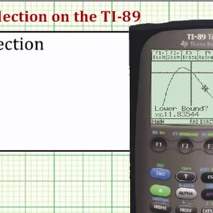 Determine the Point of Inflection of a Function on the TI-89 - YouTube