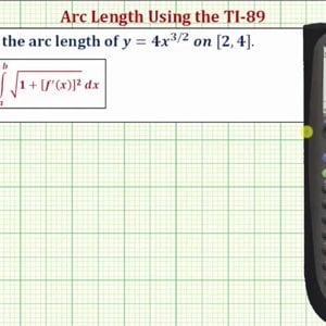 Determine Arc Length on the TI-89 - YouTube
