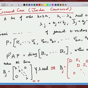 Differential Equations and Applications (NPTEL):- Lecture 28: General Systems Continued and Non-homogeneous Systems