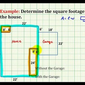 Example:  Determining the Square Footage of a House