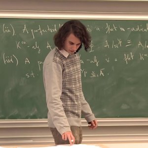 Perfectoid Spaces and the Weight-Monodromy Conjecture by Peter Scholze - Lecture 3 of 6