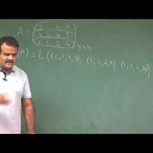 Abstract and Linear Algebra by Prof. Sourav Mukhopadhyay (NPTEL): Lecture 34: Row rank and Column rank
