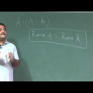 Abstract and Linear Algebra by Prof. Sourav Mukhopadhyay (NPTEL): Lecture 33: System of linear equations