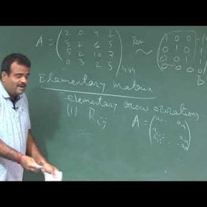 Abstract and Linear Algebra by Prof. Sourav Mukhopadhyay (NPTEL): Lecture 32: Rank of a matrix (contd.)