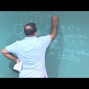 Abstract and Linear Algebra by Prof. Sourav Mukhopadhyay (NPTEL): Lecture 22: Sub-Spaces
