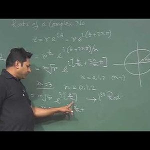 Mathematical Physics 1 by Prof. Samudra Roy (NPTEL):- Lecture 32 : Roots of a complex number