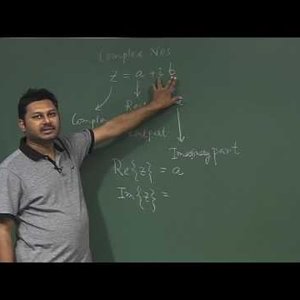 Mathematical Physics 1 by Prof. Samudra Roy (NPTEL):- Lecture 29: Complex Numbers
