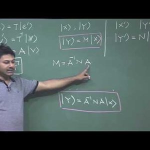 Mathematical Physics 1 by Prof. Samudra Roy (NPTEL):- Lecture 12: Unitary transformation, Similarity Transformation