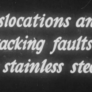 Dislocations and Stacking Faults in Stainless Steel