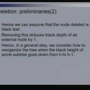 Lecture - 14 Red Black Trees - Data Structures and Algorithms by Dr. Naveen Garg (NPTEL)