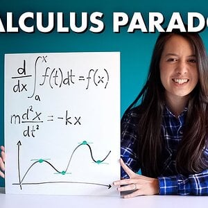 Three paradoxes explained with Calculus.