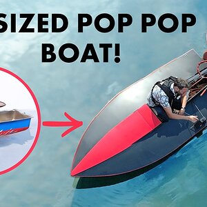 This life-sized pop pop boat actually works