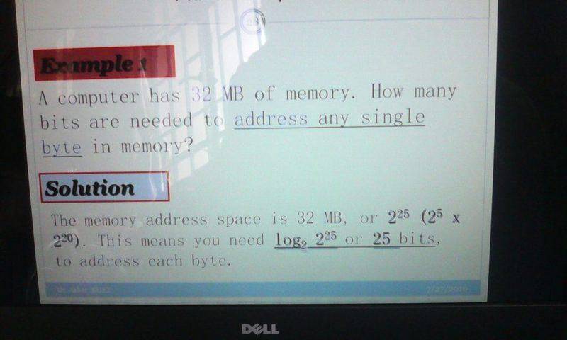 What is the relationship between memory size and address space?