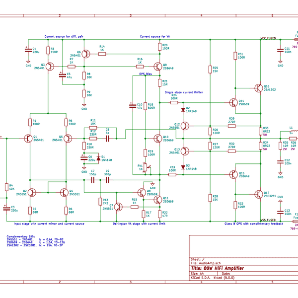 Using a low voltage supply in a class B amplifier