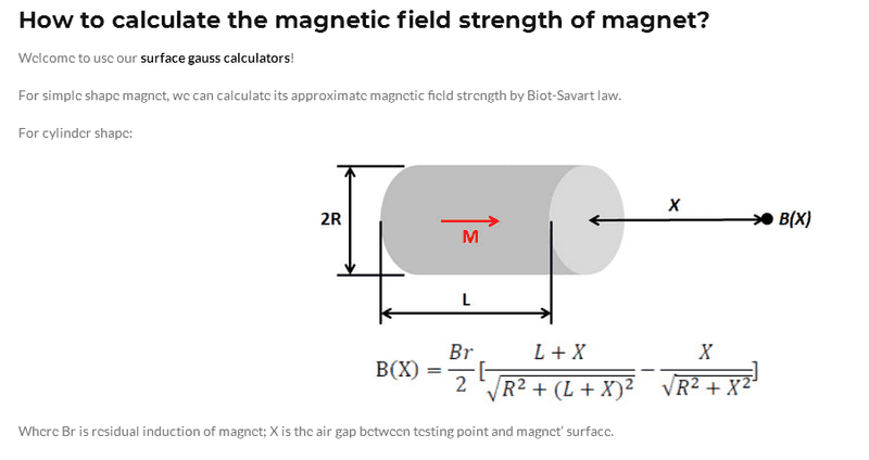 calculating-magnetic-field-strength-of-a-magnet