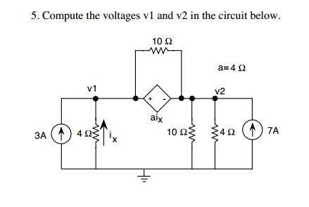 Node Voltage Analysis Questions